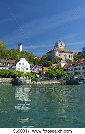 Meersburg, Baden-Wuerttemberg, Germany, Europe View Large Photo Image Stock Photo - Meersburg, Baden-Wuerttemberg, Germany, Europe . Fotosearch