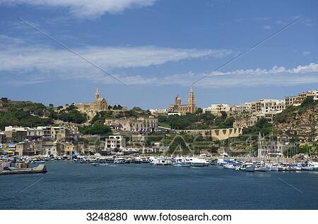 Stock Image - Mgarr, Gozo, Malta . Fotosearch