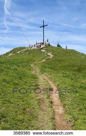 Stock Photography - Nagelfluhkette, Allgaeu Alps, Bavaria, Germany, Europe . Fotosearch