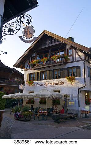 Stock Image - Oberstdorfer Einkehr, Oberstdorf, Bavaria, Germany, Europe . Fotosearch