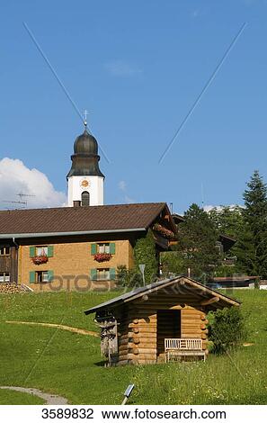 Ofterschwang, Allgaeu, Bavaria, Germany, Europe View Large Photo Image Stock Image - Ofterschwang, Allgaeu, Bavaria, Germany, Europe . Fotosearch