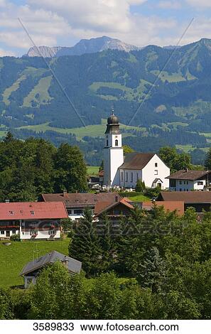 Ofterschwang, Allgaeu, Bavaria, Germany, Europe View Large Photo Image Stock Image - Ofterschwang, Allgaeu, Bavaria, Germany, Europe . Fotosearch