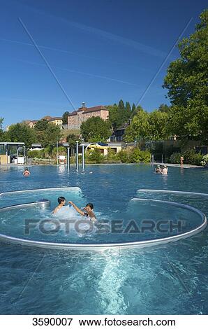 Open air pool, Meersburg, Baden-Wuerttemberg, Germany, Europe View Large Photo Image Stock Photo - Open air pool, Meersburg, Baden-Wuerttemberg, Germany, Europe . Fotosearch