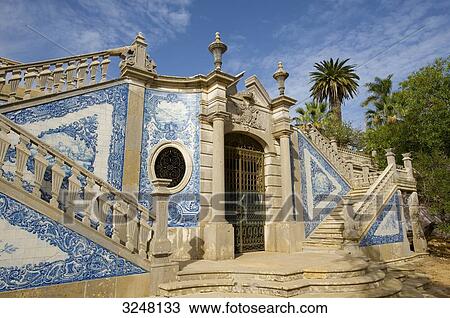 Palace, Estoi, Algarve, Portugal View Large Photo Image Stock Image - Palace, Estoi, Algarve, Portugal . Fotosearch
