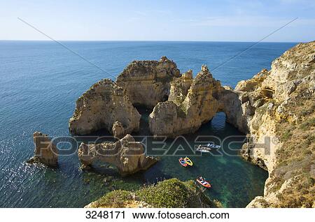 Ponta da Piedade bei Lagos, Algarve, Portugal, Algarve, Portugal View Large Photo Image Stock Image - Ponta da Piedade bei Lagos, Algarve, Portugal, Algarve, Portugal . Fotosearch