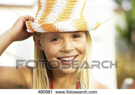 Portrait of girl smiling View Large Photo Image Stock Image - Portrait of girl smiling . Fotosearch