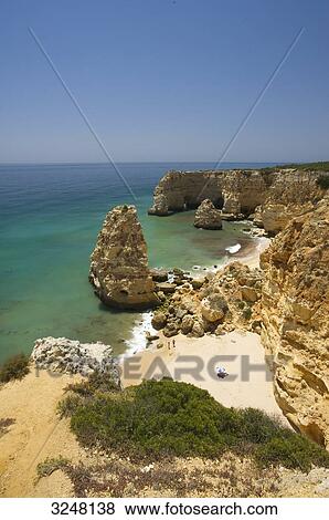 Stock Photo - Praia da Marinha, Lagos, Algarve, Portugal . Fotosearch