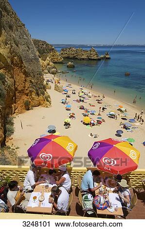 Stock Image - Praia Dona Ana, Lagos, Algarve, Portugal . Fotosearch