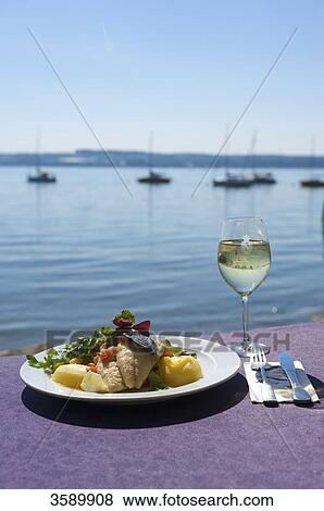 Stock Photo - Restaurant Rebmannshof, Maurach, Baden-Wuerttemberg, Germany, Europe . Fotosearch