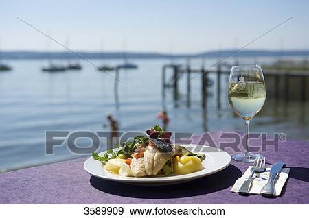 Stock Photo - Restaurant Rebmannshof, Maurach, Baden-Wuerttemberg, Germany, Europe . Fotosearch