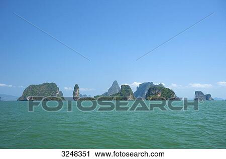 Rock formation, Phang-Nga, Thailand View Large Photo Image Stock Image - Rock formation, Phang-Nga, Thailand . Fotosearch