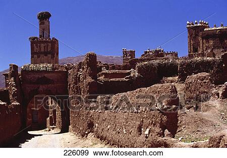 Ruins in village, Morocco View Large Photo Image Stock Photo - Ruins in village, Morocco . Fotosearch