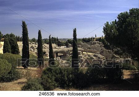 Ruins of amphitheatre, Seville, Andalusia, Spain View Large Photo Image Stock Photograph - Ruins of amphitheatre, Seville, Andalusia, Spain . Fotosearch