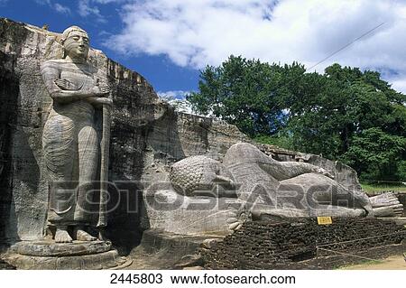 Ruins of temple, Gal Vihara, Polonnaruwa, Sri Lanka View Large Photo Image Stock Image - Ruins of temple, Gal Vihara, Polonnaruwa, Sri Lanka . Fotosearch