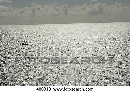 Sailboat in sea View Large Photo Image Stock Image - Sailboat in sea . Fotosearch