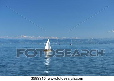 Sailing boat, Hagnau, Baden-Wuerttemberg, Germany, Europe View Large Photo Image Stock Photography - Sailing boat, Hagnau, Baden-Wuerttemberg, Germany, Europe . Fotosearch
