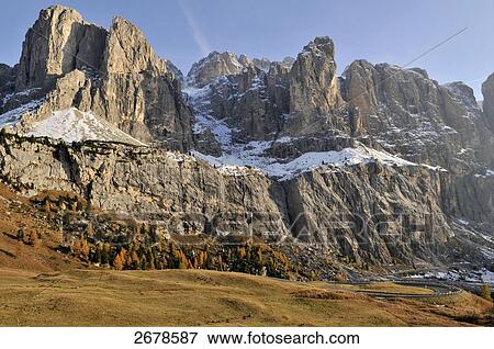 Snow on chalk alps, Groednerjoch, Trentino-Alto Adige, Italy View Large Photo Image Stock Photo - Snow on chalk alps, Groednerjoch, Trentino-Alto Adige, Italy . Fotosearch
