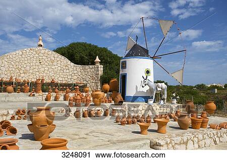 Stock Image - Souvenir shop, Sagres, Algarve, Portugal . Fotosearch