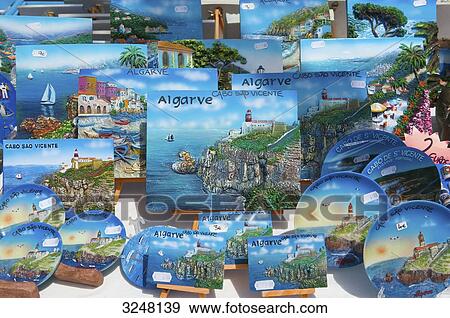 Stock Photo - Souvenirs, Algarve, Portugal . Fotosearch