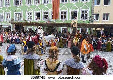 Taenzelfest, Kaufbeuren, Bavaria, Germany, Europe View Large Photo Image Stock Photography - Taenzelfest, Kaufbeuren, Bavaria, Germany, Europe . Fotosearch