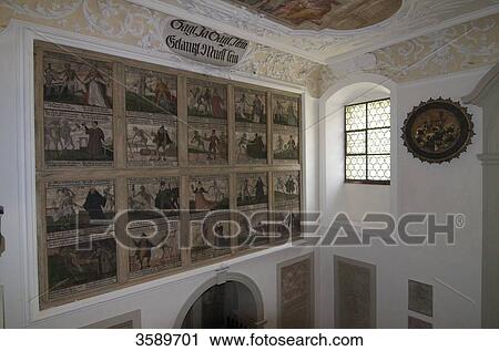 Totentanz, Abbey Saint Mang, Fuessen, Bavaria, Germany, Europe View Large Photo Image Stock Image - Totentanz, Abbey Saint Mang, Fuessen, Bavaria, Germany, Europe . Fotosearch