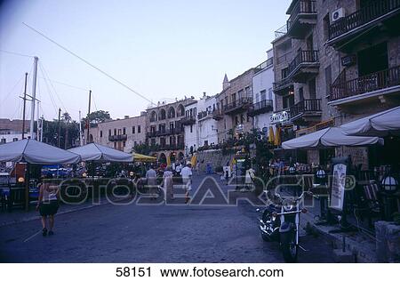 Tourists in market, Kyrenia, Turkish Republic of Northern Cyprus View Large Photo Image Stock Image - Tourists in market, Kyrenia, Turkish Republic of Northern Cyprus . Fotosearch
