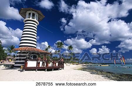 Tourists on beach, Bayahibe, Hispaniola, Dominican Republic View Large Photo Image Stock Photography - Tourists on beach, Bayahibe, Hispaniola, Dominican Republic . Fotosearch