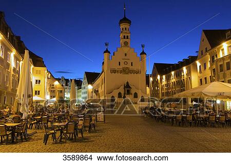Town hall square, Kempten, Allgäu, Bavaria, Germany, Europe View Large Photo Image Picture - Town hall square, Kempten, Allgäu, Bavaria, Germany, Europe . Fotosearch