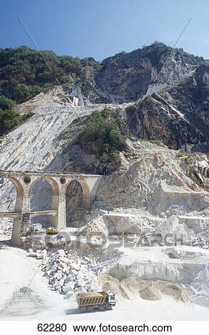 Truck at a marble quarry, Carrara, Tuscany, Italy View Large Photo Image Stock Image - Truck at a marble quarry, Carrara, Tuscany, Italy . Fotosearch