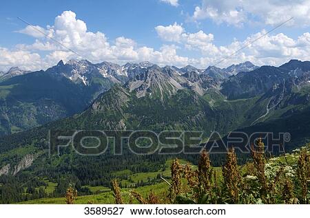 View from Fellhorn to Allgaeuer Hochalpen, Bavaria, Germany, Europe View Large Photo Image Stock Photo - View from Fellhorn to Allgaeuer Hochalpen, Bavaria, Germany, Europe . Fotosearch
