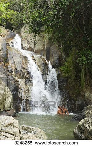 Wang Sao Waterfall, Ko Samui, Thailand View Large Photo Image Stock Photography - Wang Sao Waterfall, Ko Samui, Thailand . Fotosearch