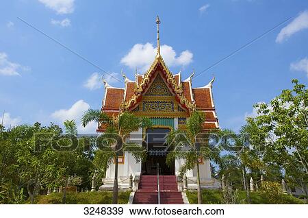 Stock Photo - Wat Phra Tong Temple, Phuket, Thailand . Fotosearch