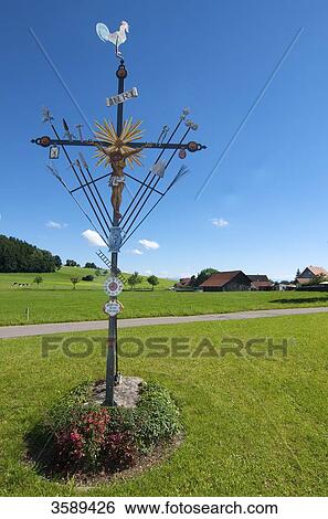 Wayside cross, Kisslegg, Baden-Wuerttemberg, Germany, Europe View Large Photo Image Stock Photograph - Wayside cross, Kisslegg, Baden-Wuerttemberg, Germany, Europe . Fotosearch
