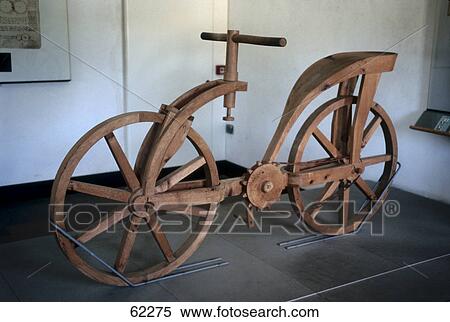 Wooden bicycle in museum, Vinci, Tuscany, Italy View Large Photo Image Stock Photography - Wooden bicycle in museum, Vinci, Tuscany, Italy . Fotosearch