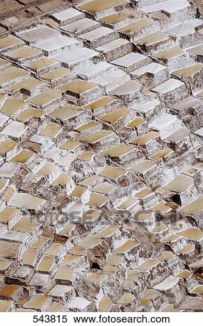 Aerial view of salt mine, Urubamba Valley, Peru View Large Photo Image Stock Photography - Aerial view of salt mine, Urubamba Valley, Peru . Fotosearch