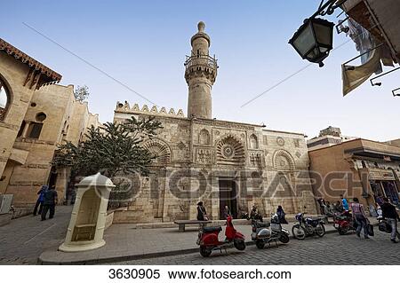 Al-Akmar Mosque, Cairo, Egypt View Large Photo Image Stock Photography - Al-Akmar Mosque, Cairo, Egypt . Fotosearch