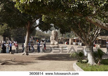 Alabaster Sphinx, Memphis, Egypt, Africa View Large Photo Image Picture - Alabaster Sphinx, Memphis, Egypt, Africa . Fotosearch