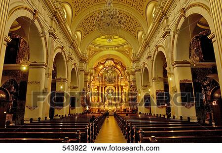 Altar of church, San Pedro Church, Lima, Lima Province, Lima Region, Peru View Large Photo Image Stock Image - Altar of church, San Pedro Church, Lima, Lima Province, Lima Region, Peru . Fotosearch