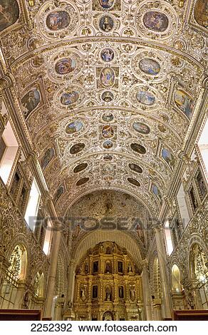 Architectural detail of cathedral ceiling, Santo Domingo Church, Oaxaca, Mexico View Large Photo Image Stock Image - Architectural detail of cathedral ceiling, Santo Domingo Church, Oaxaca, Mexico . Fotosearch