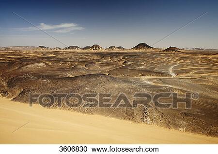 Black Desert, Libyan Desert, Egypt, Africa View Large Photo Image Stock Image - Black Desert, Libyan Desert, Egypt, Africa . Fotosearch