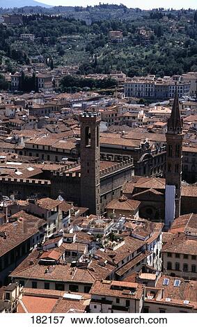 Buildings in city, Florence, Tuscany, Italy View Large Photo Image Stock Photo - Buildings in city, Florence, Tuscany, Italy . Fotosearch