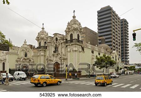 Church at roadside, Iglesia De San Marcelo, Lima, Lima Province, Lima Region, Peru View Large Photo Image Stock Photography - Church at roadside, Iglesia De San Marcelo, Lima, Lima Province, Lima Region, Peru . Fotosearch