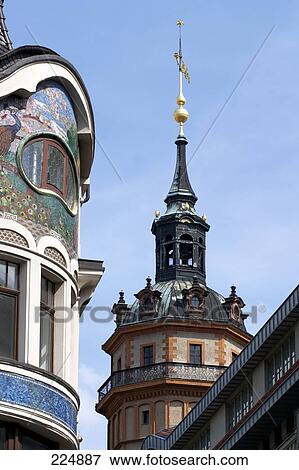 Church in city, St. Nicholas Church, Leipzig, Saxony, Germany View Large Photo Image Stock Photo - Church in city, St. Nicholas Church, Leipzig, Saxony, Germany . Fotosearch