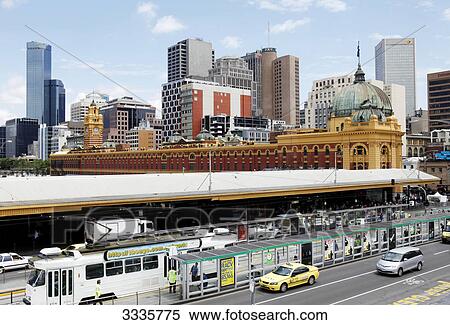 City view of Melbourne, Australia, elevated view View Large Photo Image Stock Photography - City view of Melbourne, Australia, elevated view . Fotosearch