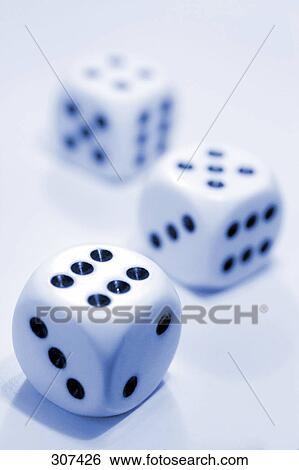 Close-up of dices View Large Photo Image Stock Photograph - Close-up of dices . Fotosearch