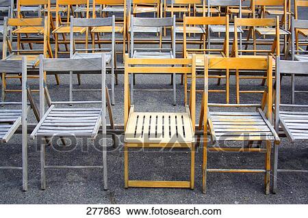 Empty chairs in rows View Large Photo Image Stock Image - Empty chairs in rows . Fotosearch