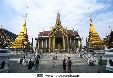 Facade of Buddhist temple, Wat Phra Kaeo, Grand Palace, Bangkok, Thailand View Large Photo Image Stock Image - Facade of Buddhist temple, Wat Phra Kaeo, Grand Palace, Bangkok, Thailand . Fotosearch