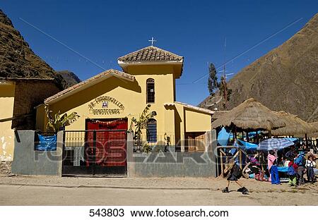 Facade of church, Ollantaytambo, Urubamba Province, Cusco Region, Peru View Large Photo Image Stock Image - Facade of church, Ollantaytambo, Urubamba Province, Cusco Region, Peru . Fotosearch