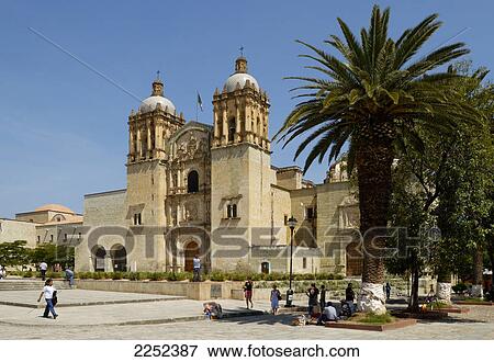 Facade of church, Santo Domingo Church, Oaxaca, Mexico View Large Photo Image Stock Photo - Facade of church, Santo Domingo Church, Oaxaca, Mexico . Fotosearch