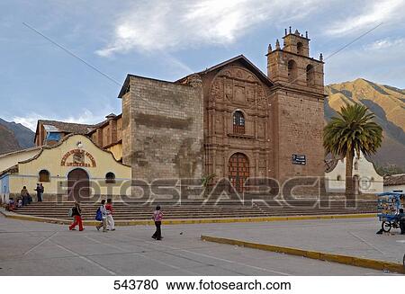Facade of church, Urubamba Church, Urubamba Valley, Peru View Large Photo Image Stock Image - Facade of church, Urubamba Church, Urubamba Valley, Peru . Fotosearch
